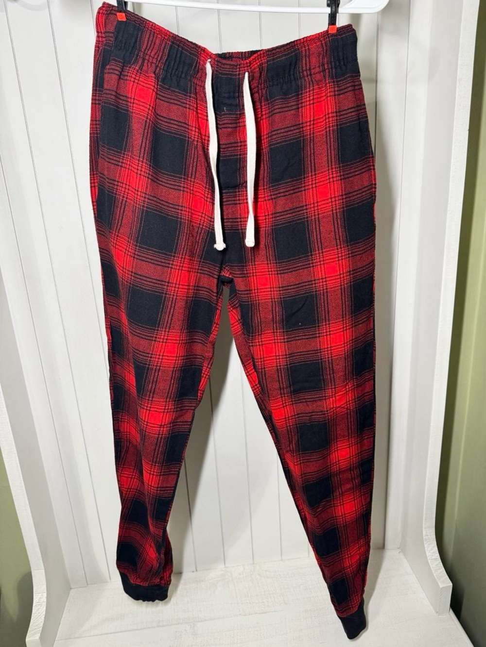 Sonoma Red and Black Plaid Drawstring Pajama Pants